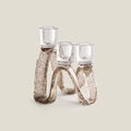 Tulip Bronze Aluminium & Glass Floor Hurricane Small