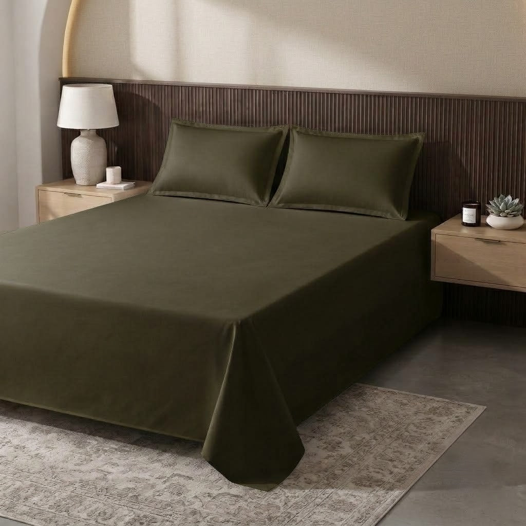 Black Luxury Bed Sheet Set