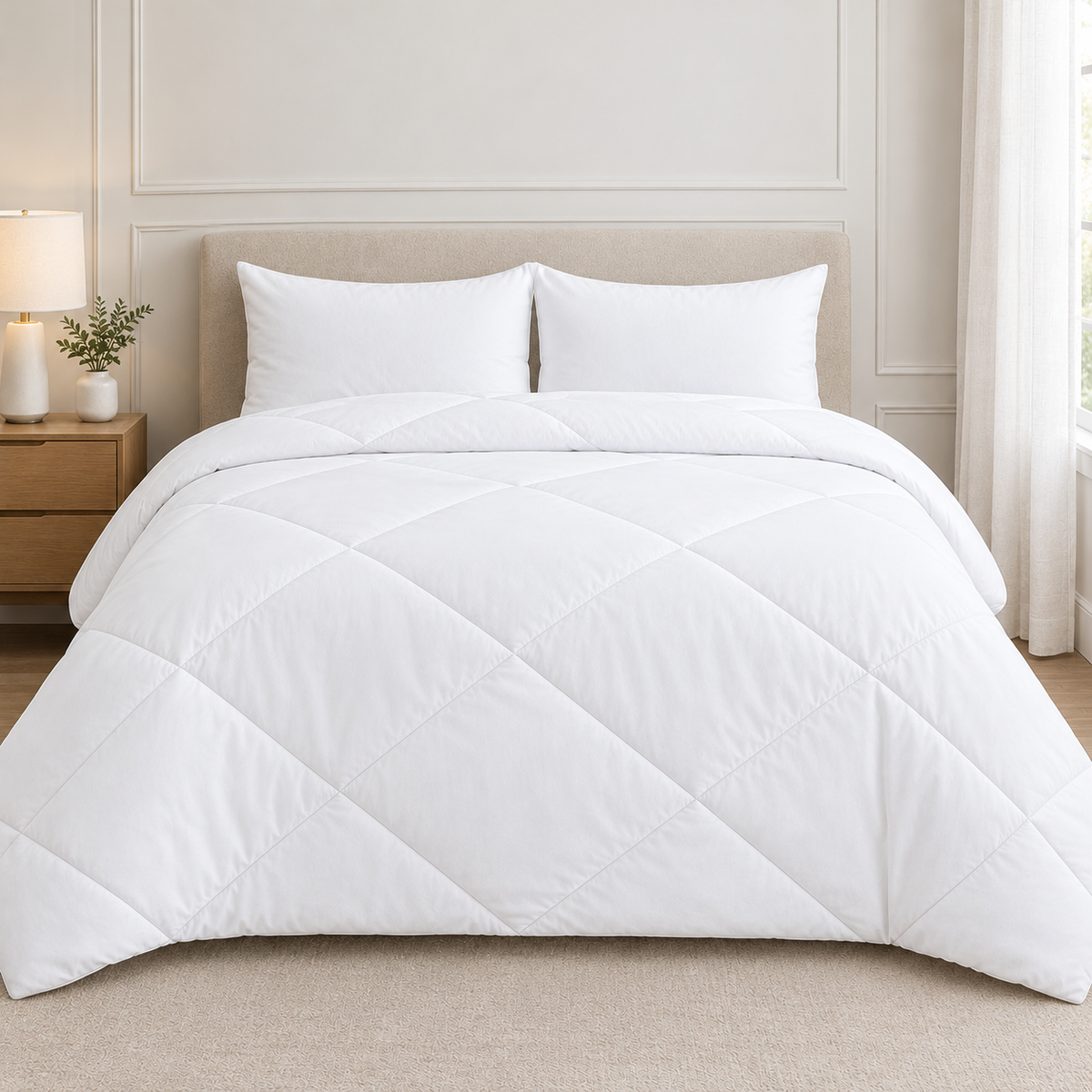 White Summer Comforter 150 GSM