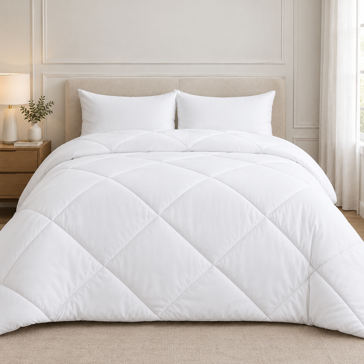 White Winter Comforter 350 GSM