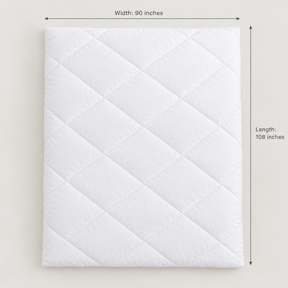 White Winter Comforter 350 GSM
