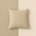 Geometric Spiral Cushion Cover