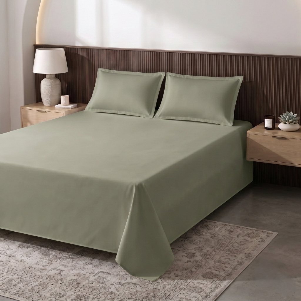 Dark Grey Bed Sheet Set
