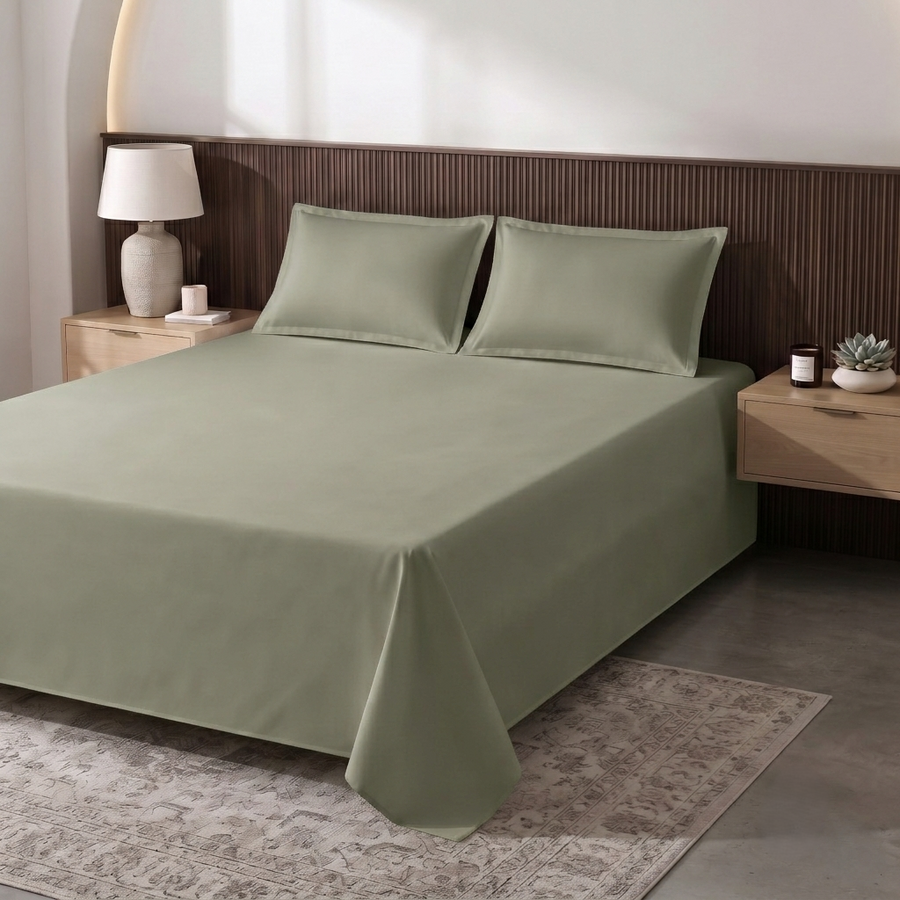 Dark Grey Bed Sheet Set