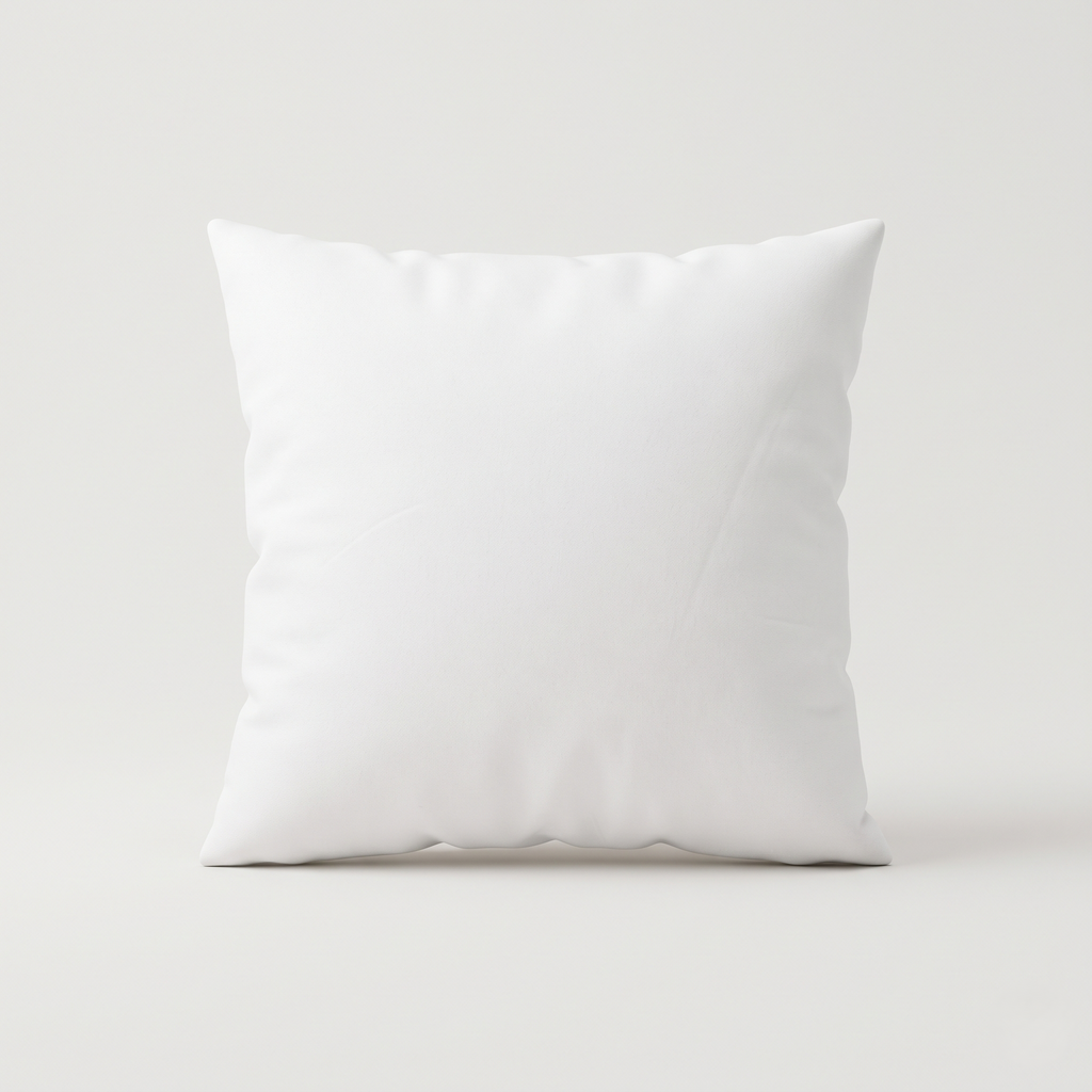 White Cushion Micro Filler – 24 × 24 Inches