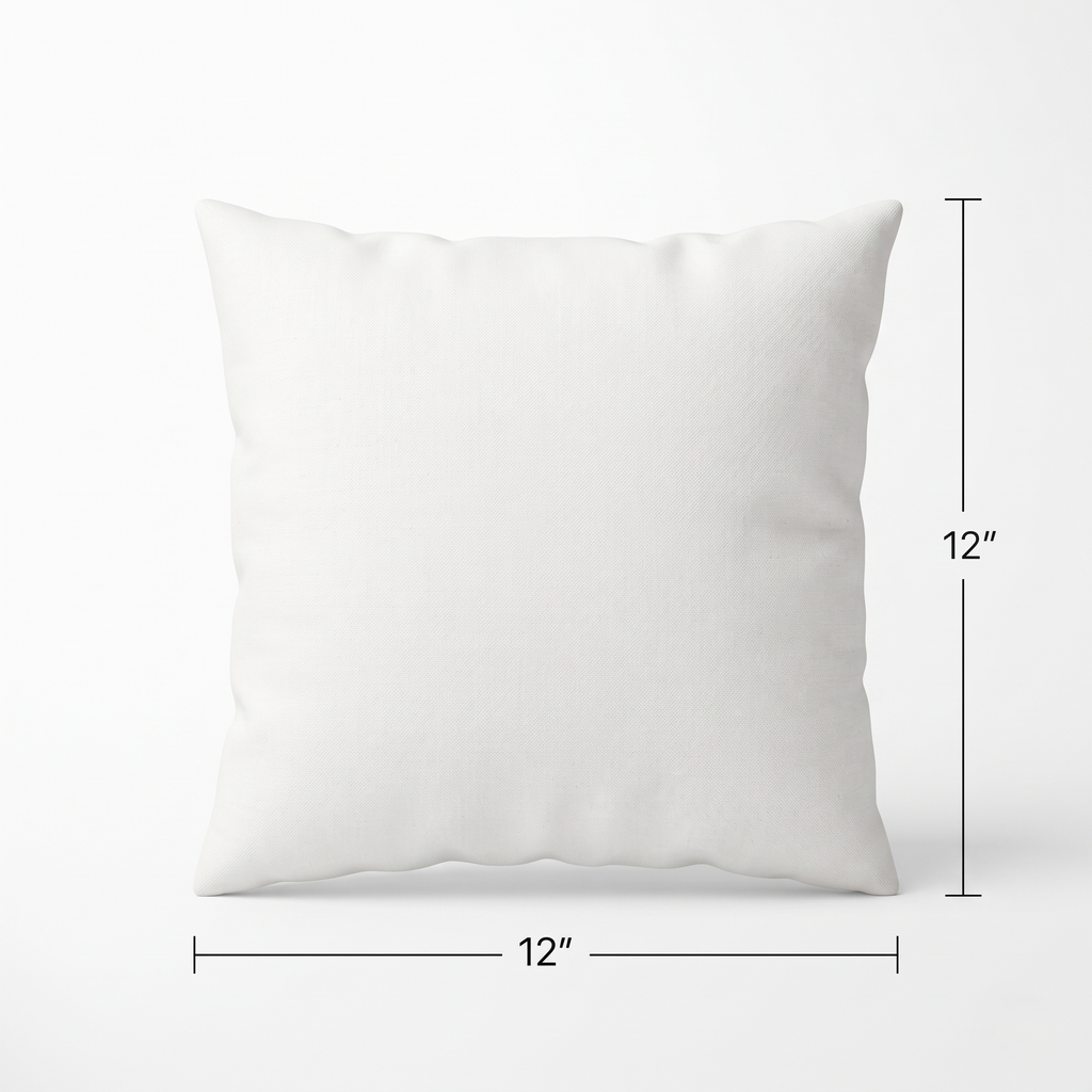 White Cushion Micro Filler – 12 × 12 Inches