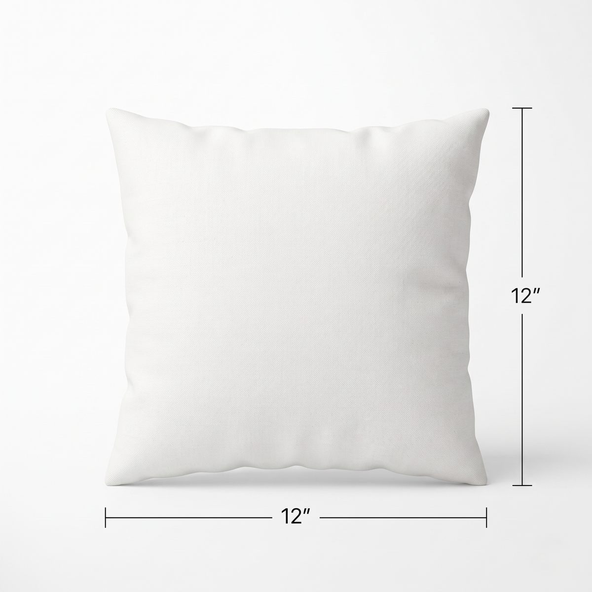 White Cushion Micro Filler – 12 × 12 Inches