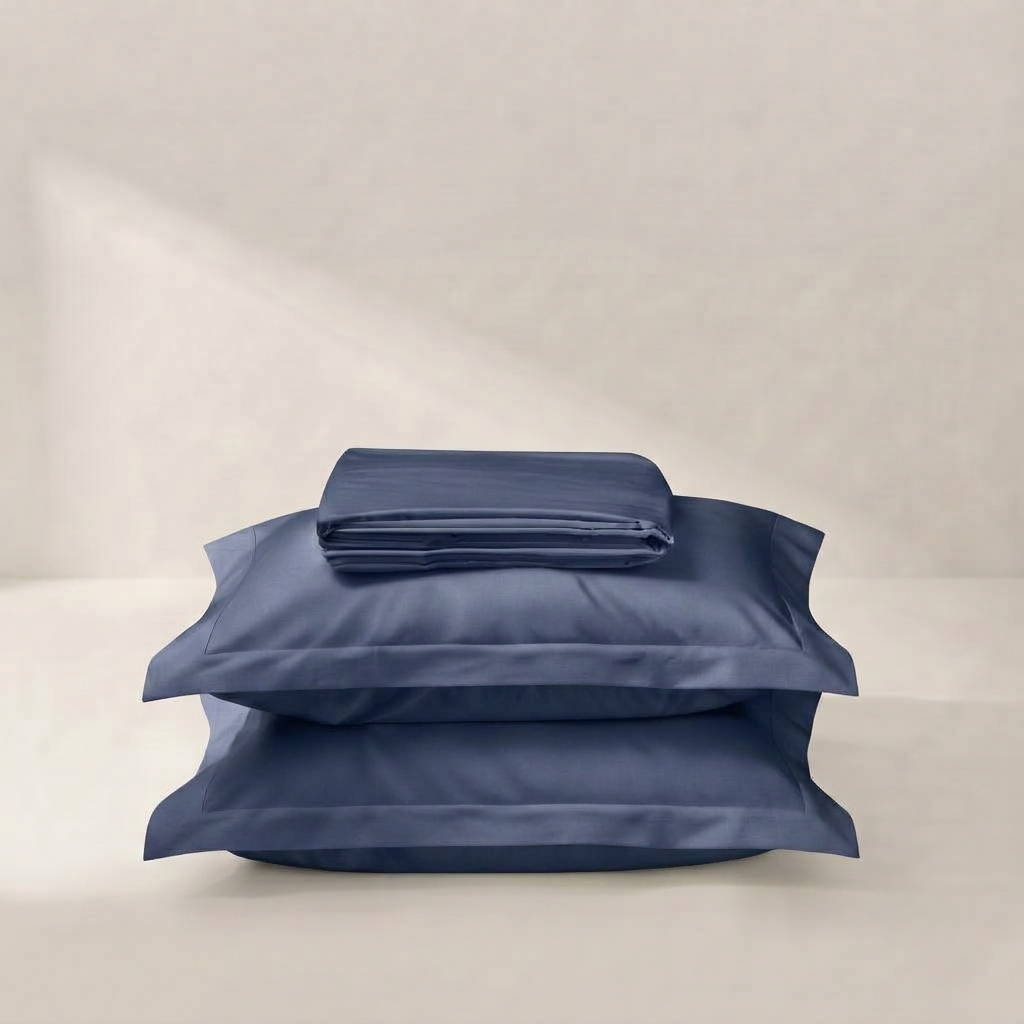 Navy Luxury Bed Sheet Set