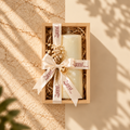 Zynna Luxury Candle Gift Box – Premium Wooden Hamper Set